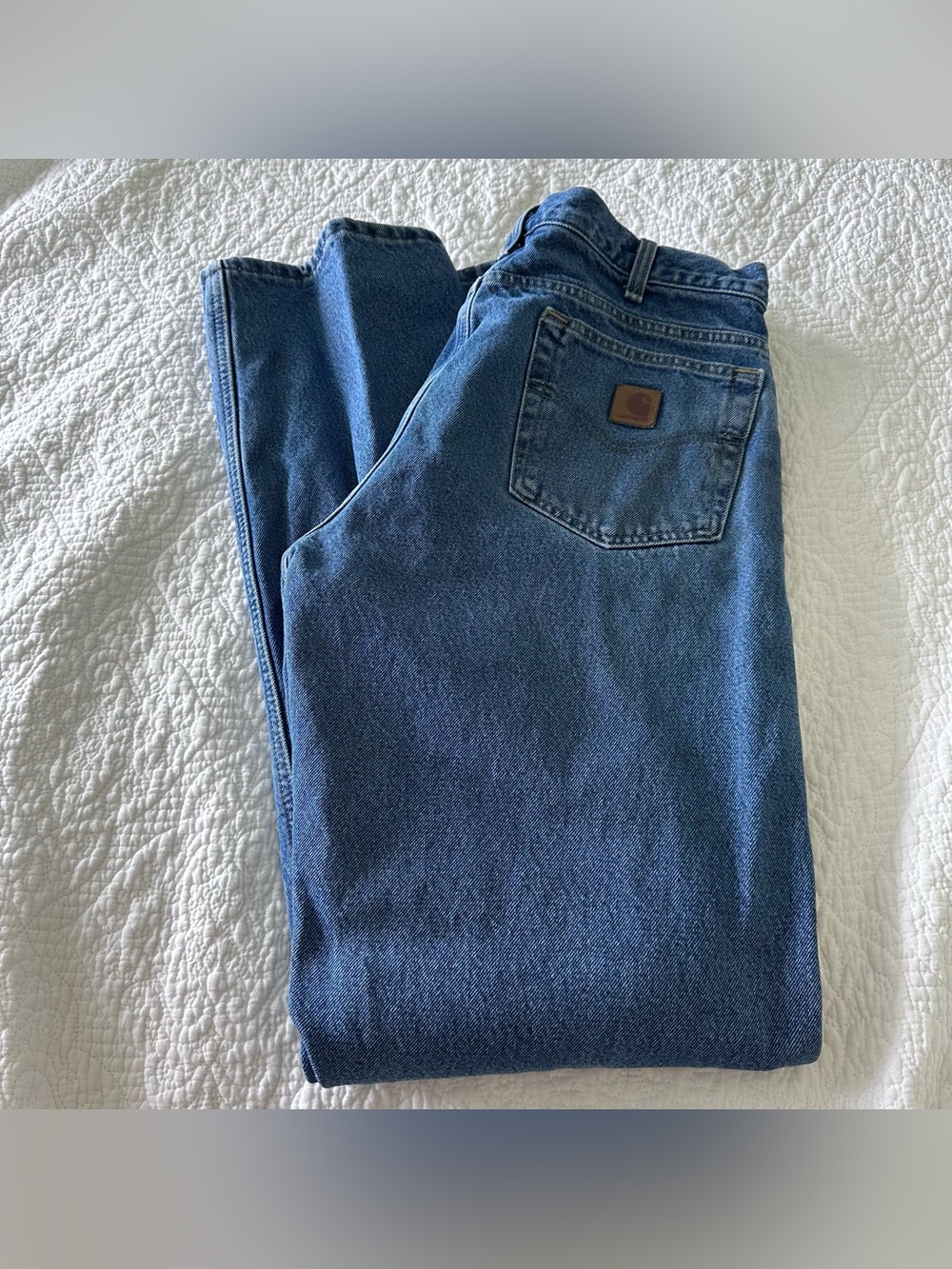 Vintage Carhartt Fleece Lined Jeans 32x36